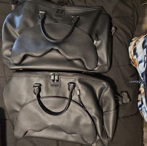 Sprayground black on black duffle